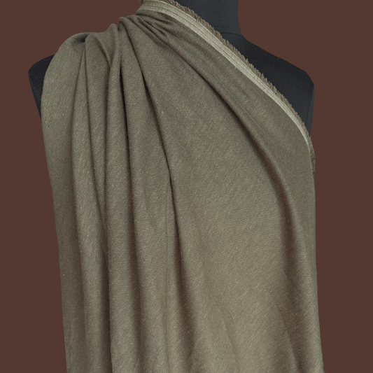 Coffeehouse Collection - Linen Cotton Twill - Dark Matcha