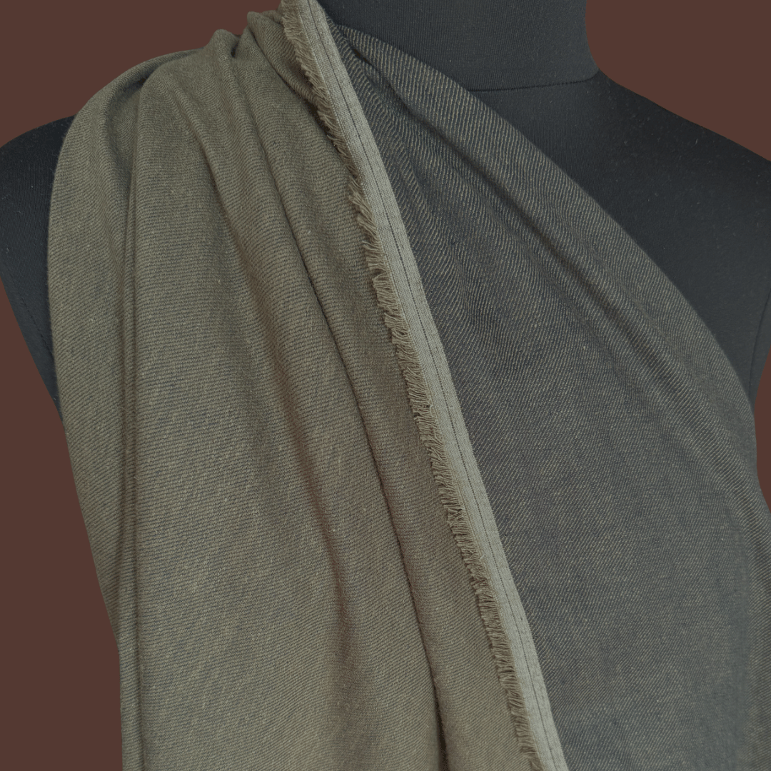 Coffeehouse Collection - Linen Cotton Twill - Dark Matcha