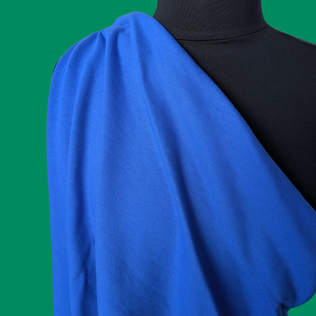 Heavyweight Cotton French Terry in Cobalt