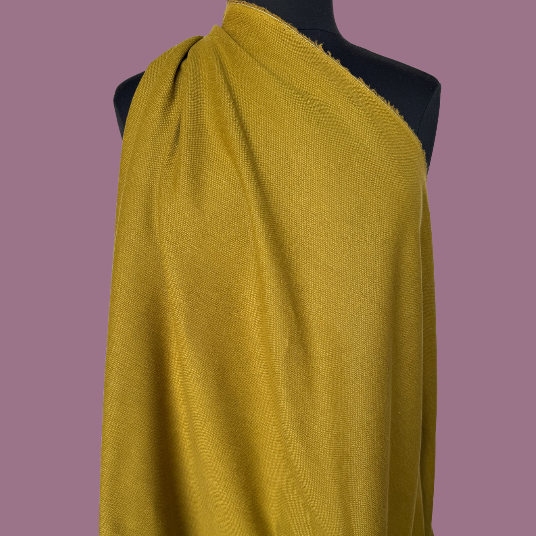 Low Stock - Soft Cotton Canvas in Pickle Juice - Deadstock