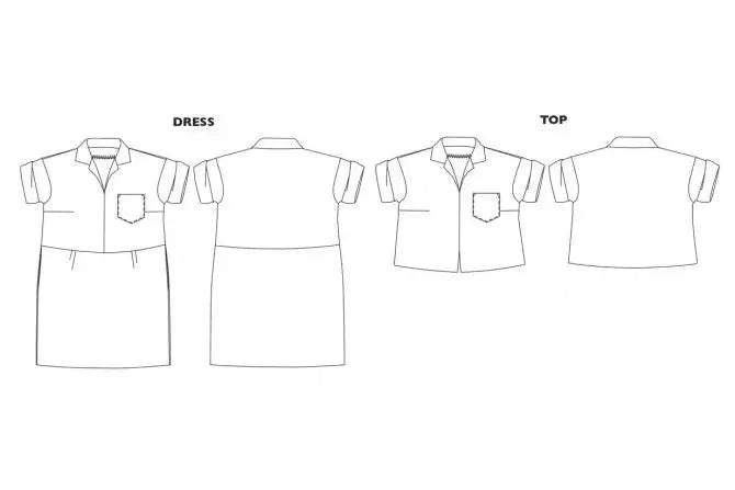 The Factory Sewing Pattern (Sizes UK 8-18)