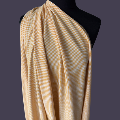 Mini Gingham Yarn Dyed Cotton - Sunshine