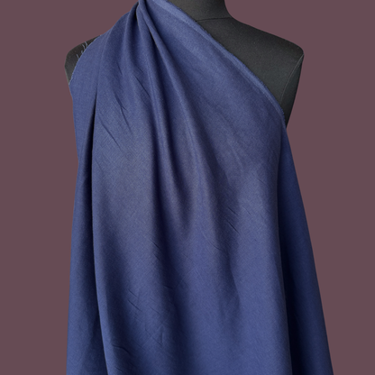 Midweight Stonewashed Linen - Deep Blue