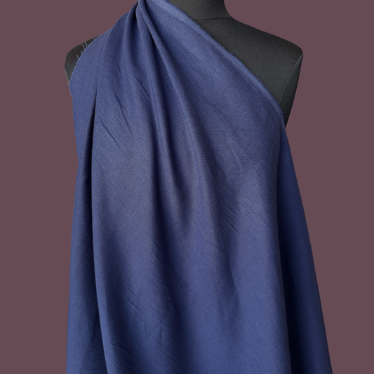 Midweight Stonewashed Linen - Deep Blue