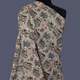 European Town on Taupe Cotton Voile