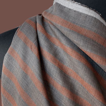 Autumn Striped Linen - Spice Market