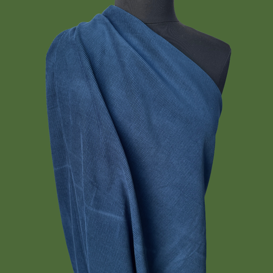 Heavyweight Cotton Corduroy - Teal Blue
