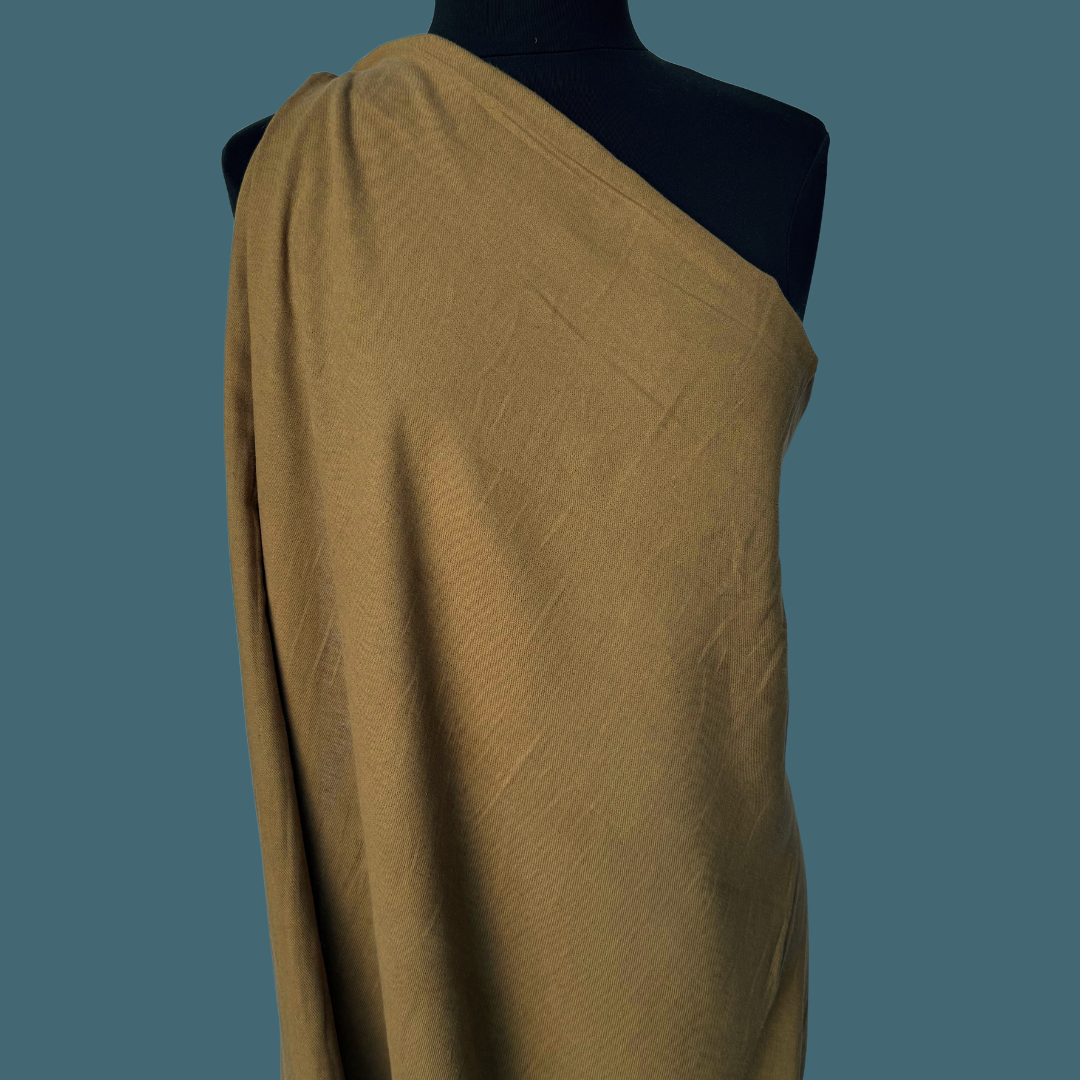 Midweight Linen Cotton Twill - Olive Oil