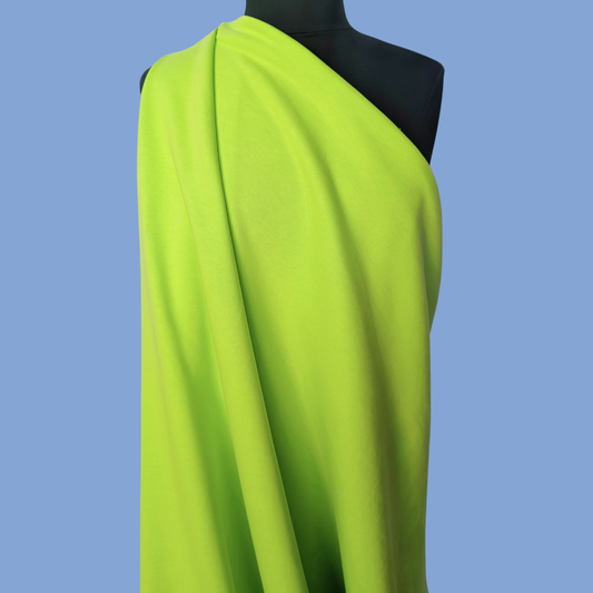 Heavyweight Cotton French Terry in Highlighter
