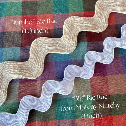 Jumbo Ric Rac in Cream