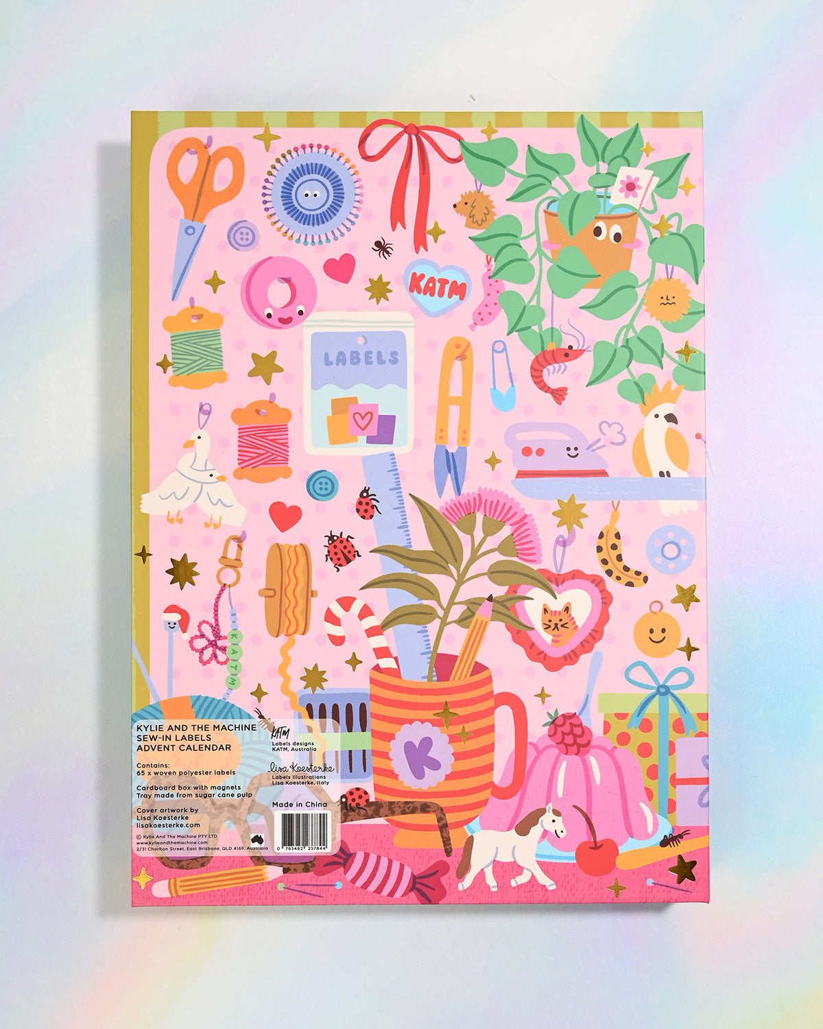 2026 Advent Calendar of 65 Sewing Labels