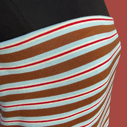 Vintage Stripe Jersey - Hazelnut Cherry