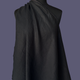 Midweight Stonewashed Linen - Black