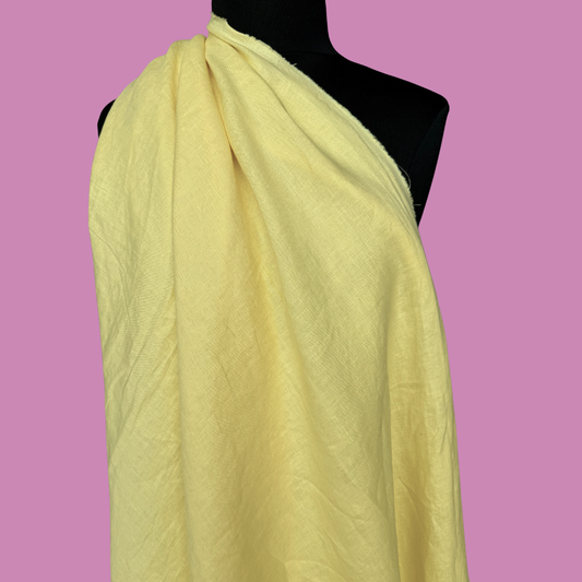 Lightweight Stonewashed Linen - Daffodil