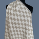 Checker Double Cloth Linen in Ivory