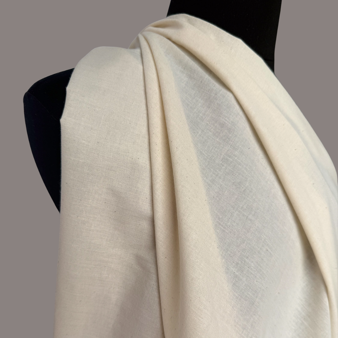 Unbleached Cotton Muslin - Deadstock