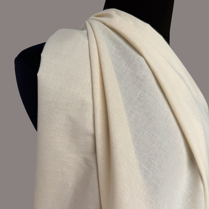 Unbleached Cotton Muslin - Deadstock