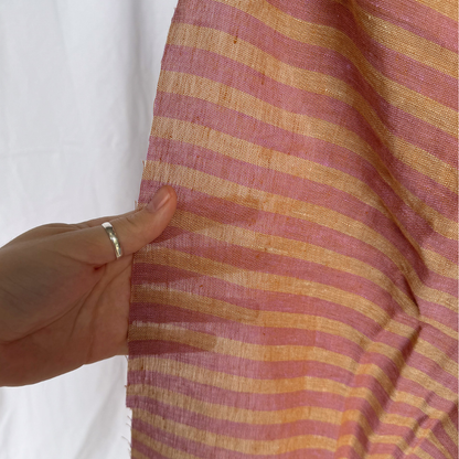Luminous Linen - Stripe - Fig
