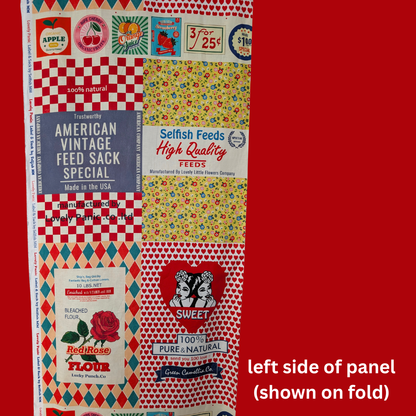 1930s Feed Sack Panels - SOLD BY THE 1 YARD PANEL