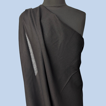 Linen Rayon in Black - Deadstock