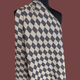 Checker Double Cloth Linen in Charcoal