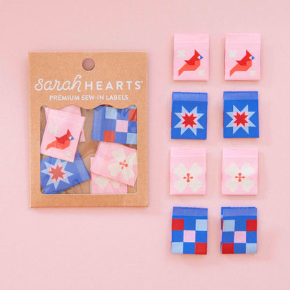 North Carolina Quilt Block Woven Labels