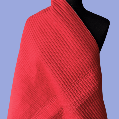 Warm Winter in Scarlet - Sold in pre-cuts*