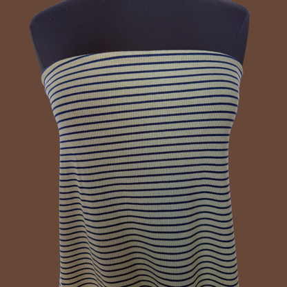Ribbed Mini Stripe - Olive