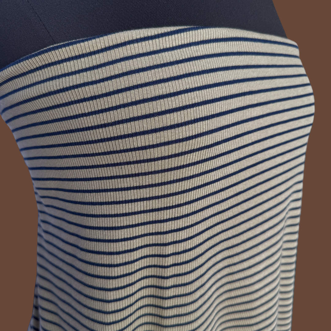 Ribbed Mini Stripe - Olive