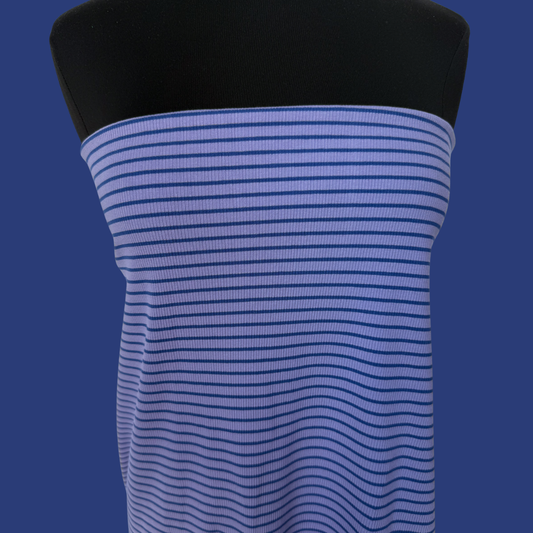 Ribbed Mini Stripe - Violet