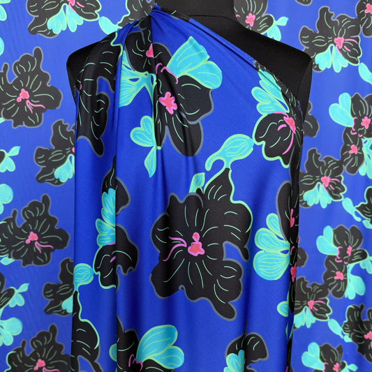 1961 in Ultramarine - Exclusive Print - Ecovero Rayon Challis