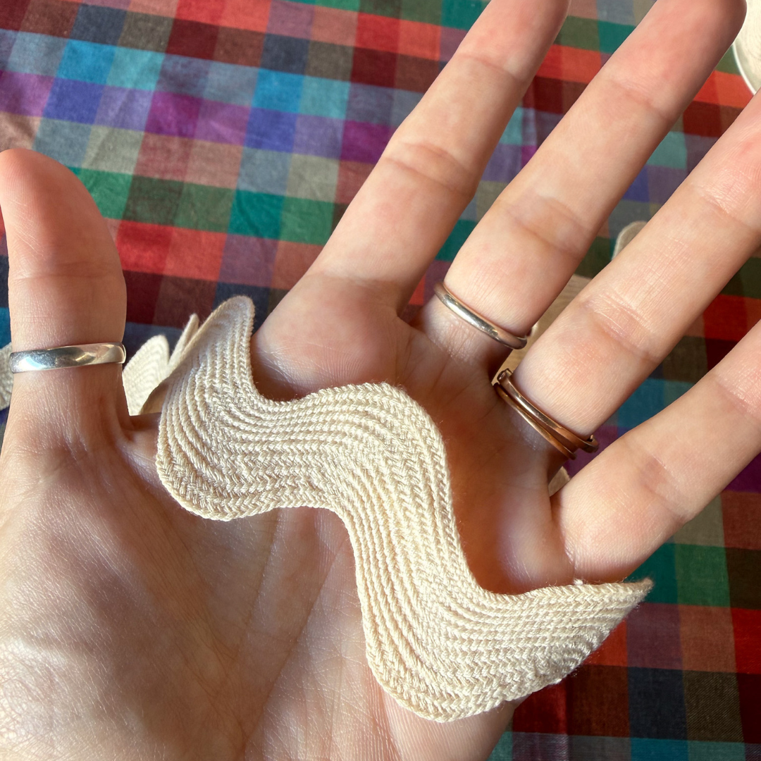 Jumbo Ric Rac in Cream