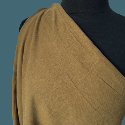 Midweight Linen Cotton Twill - Olive Oil