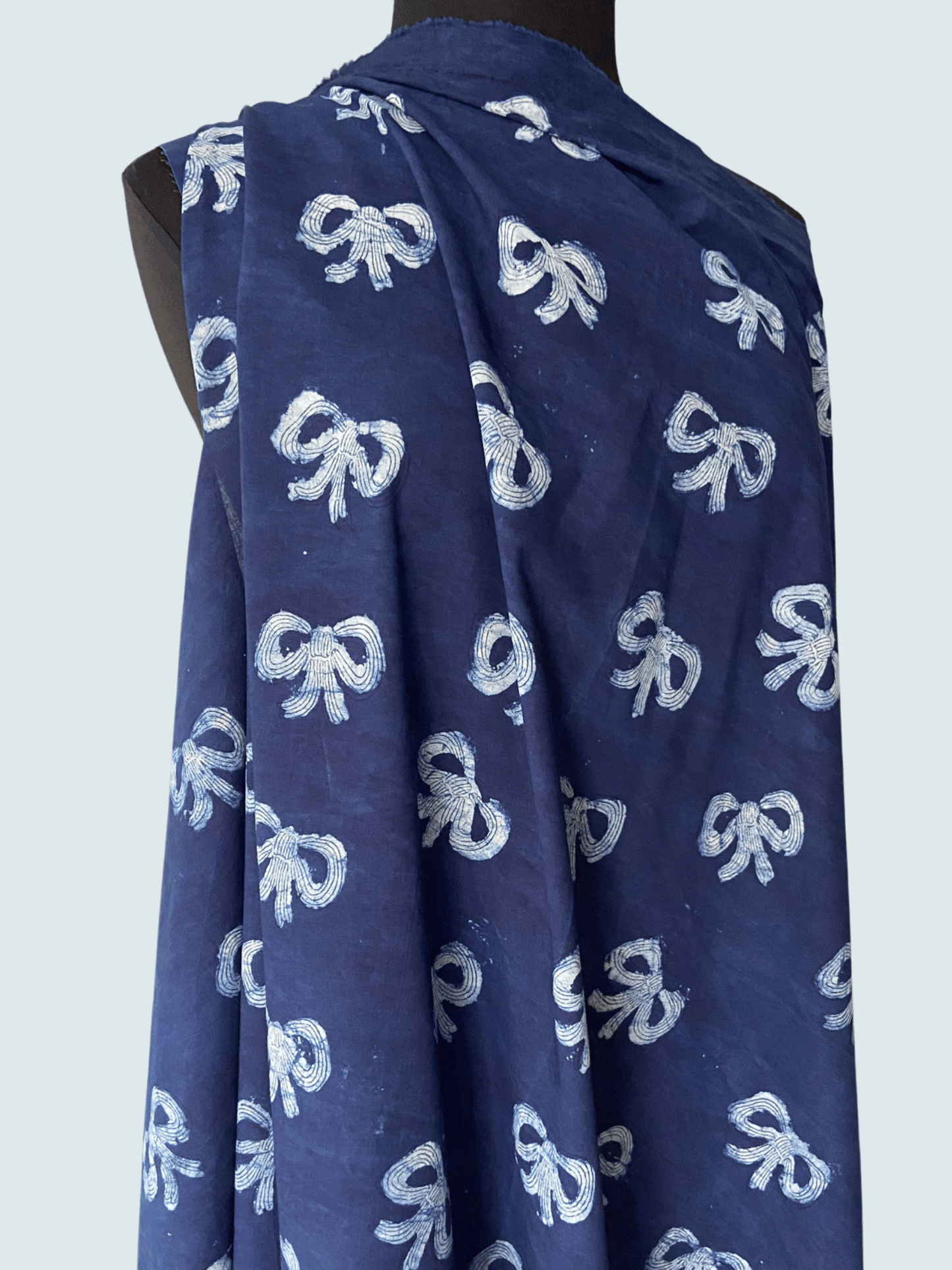 Bowie - Hey Sew Sister x Fluid + Drape - Indigo Organic Cotton