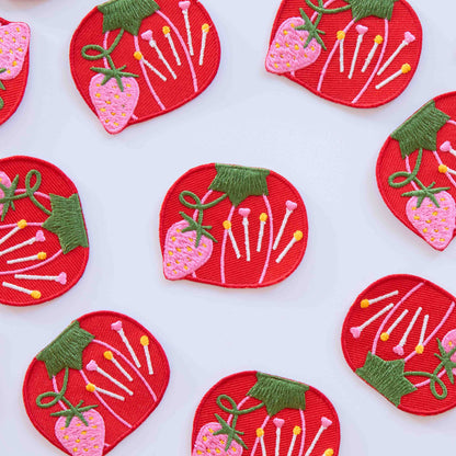 Tomato Pincushion Iron-On Patch