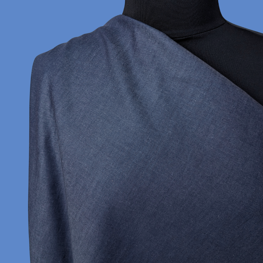 Classic Dark Wash Chambray - Deadstock