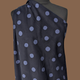Big Polka Dot on Navy Midweight Corduroy