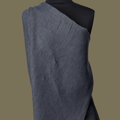Indigo Soft Washed Linen - Deadstock