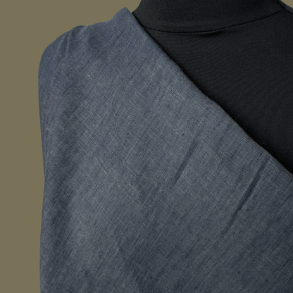 Indigo Soft Washed Linen - Deadstock
