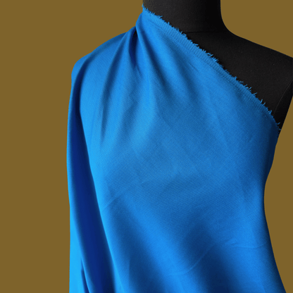 Low Stock - Brushed Bull Denim in Electric Blue