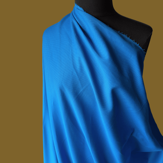 Low Stock - Brushed Bull Denim in Electric Blue