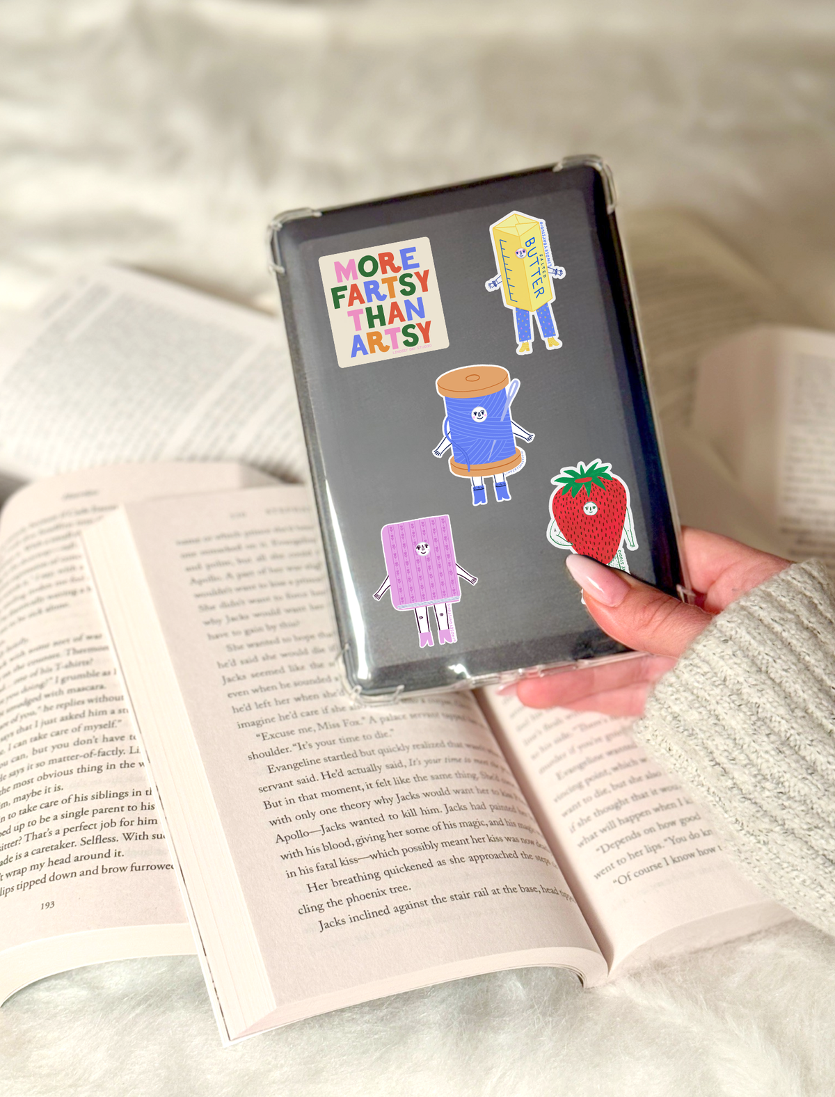 Embroidery Thread Friend Sticker