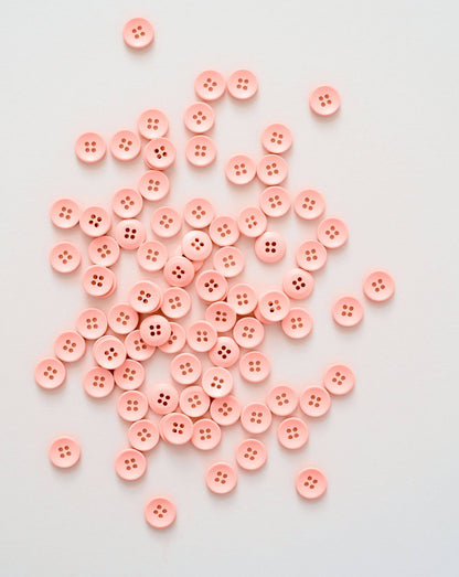 Frosted Mini Retro Buttons: Set of 8