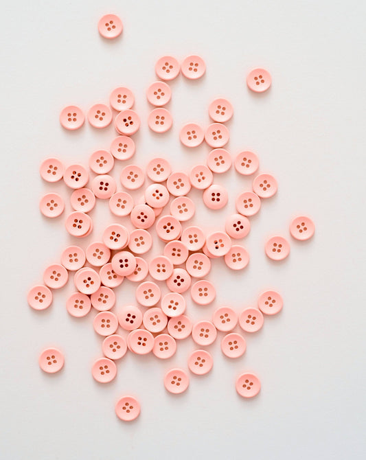 Frosted Mini Retro Buttons: Set of 8