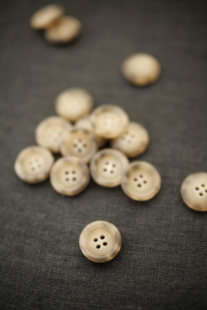 Mottled Recycled Cotton 0.5" Buttons - Sold by the button