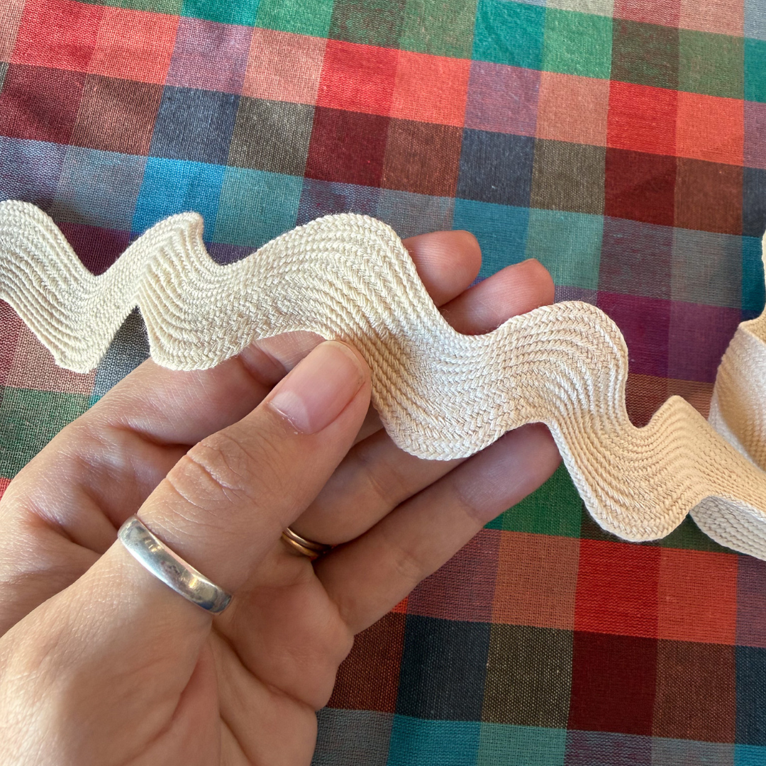 Jumbo Ric Rac in Cream
