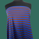 Cabin Stripe Jersey - Cobalt/Coffee