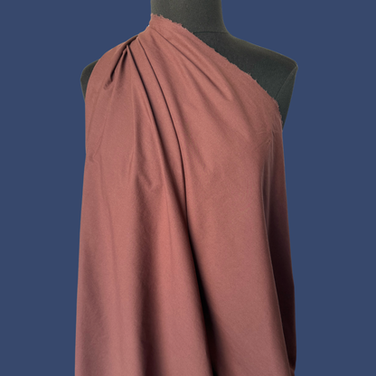 Sandwashed Cotton Poplin - Walnut
