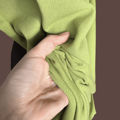 Pistachio Cotton French Terry - Deadstock