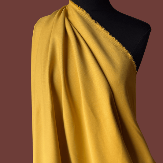 Brushed Bull Denim in Marigold